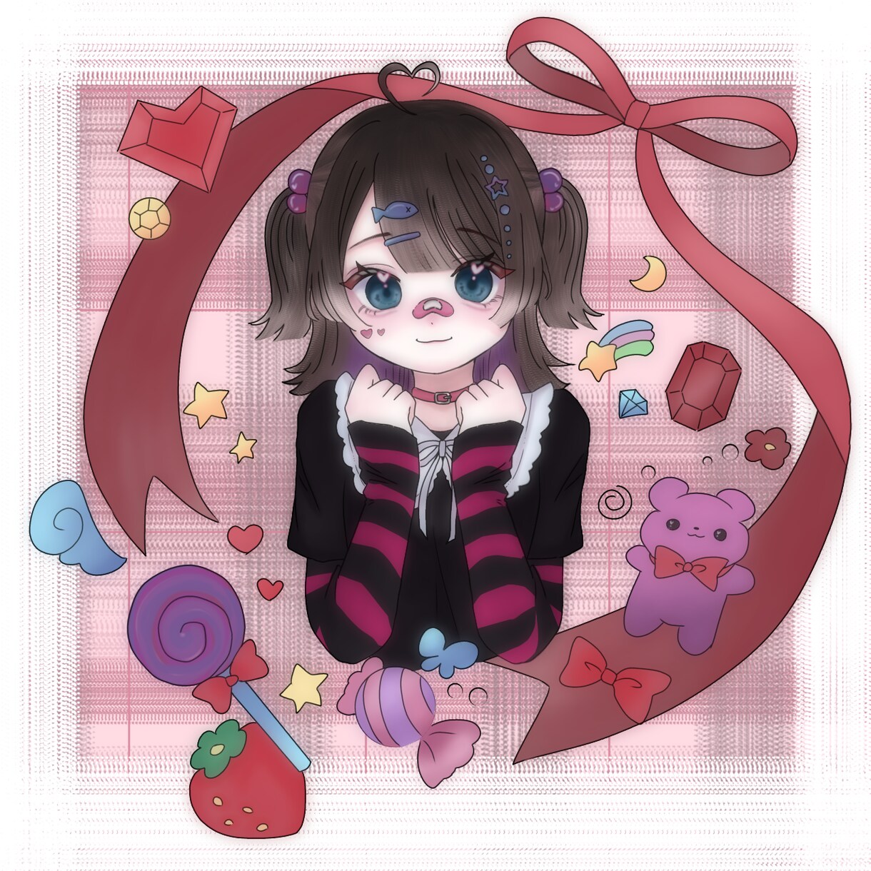 オタ活向けのイラスト描きます 推しキャラも夢絵も大歓迎お望みのイラストをお届けします イメージ1
