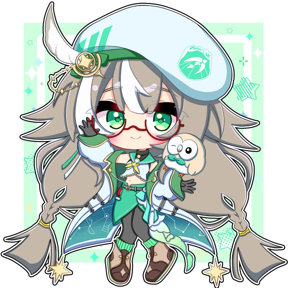 SDイラスト•ミニキャラ•グッズイラスト描きます 【特別価格】実績作りのため、先着2名様限定！(商用利用OK) イメージ6