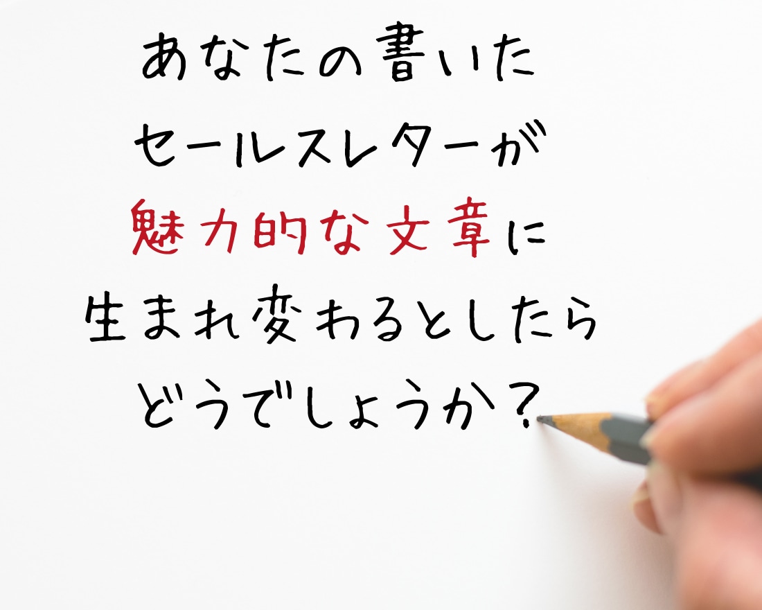 あなたのセールスレターが適切なものに変わります 適切な添削であなたの文章が読み手をさらに引きつけるものに イメージ2