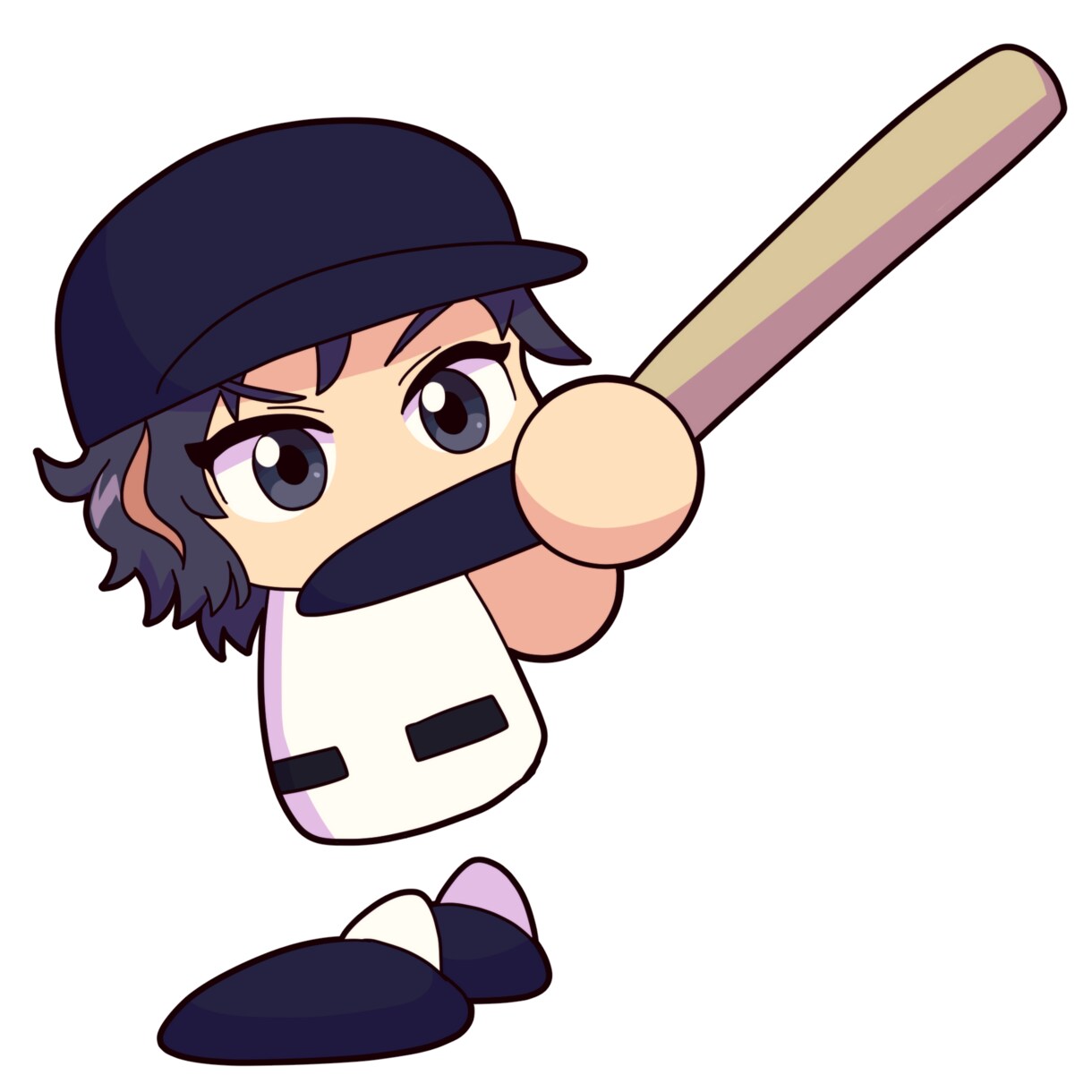 パワ体、パワプロ風のキャラクターイラスト描きます 動画やサムネイルにも使えるパワプロ風イラストお描きします！ イメージ6