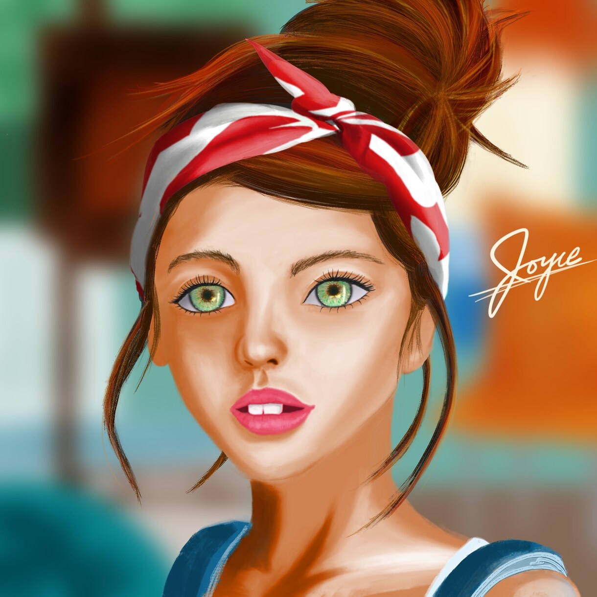 リアルタッチで魅力的な女の子のイラストお描きします ☆SNSのアイコン・ヘッダー、動画用一枚絵などに イメージ1