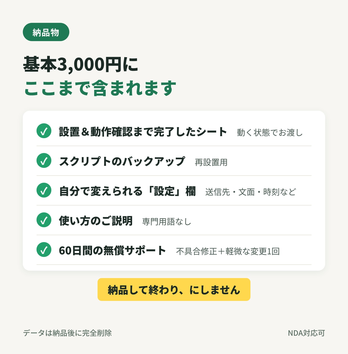 スプレッドシート業務をGASで自動化します 早ければ翌日｜設置代行込み・ChatGPT連携も対応 イメージ4