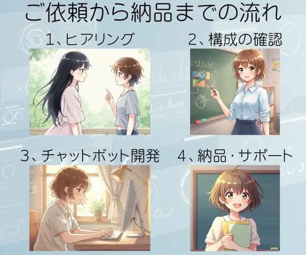 DifyでAIチャットボットを構築します あなた専用のチャットボットを心を込めて作ります イメージ3