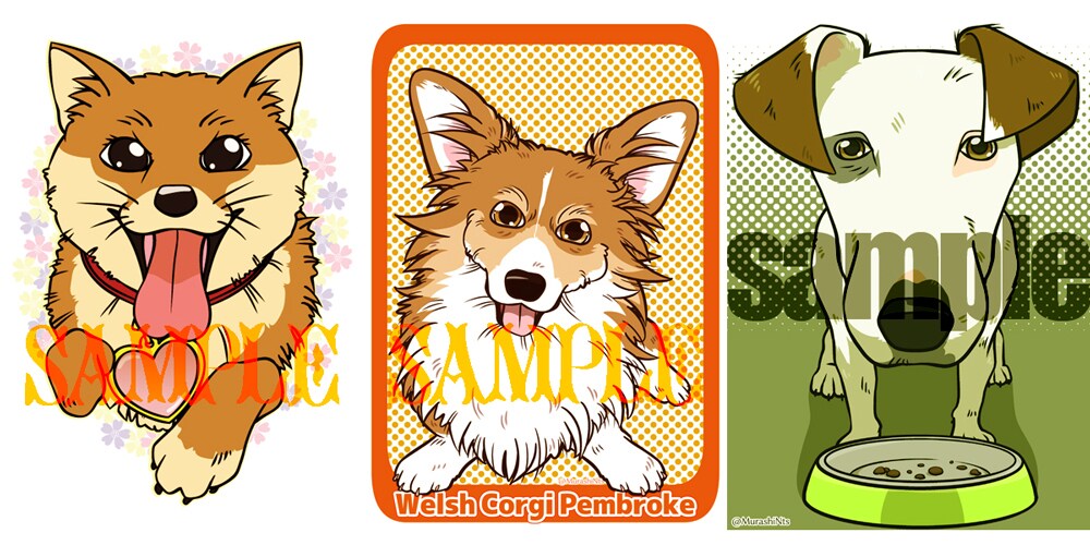 ペットや動物のポップなイラスト描きます 印刷向きの解像度（350dpi他）でイラストを提供します イメージ9