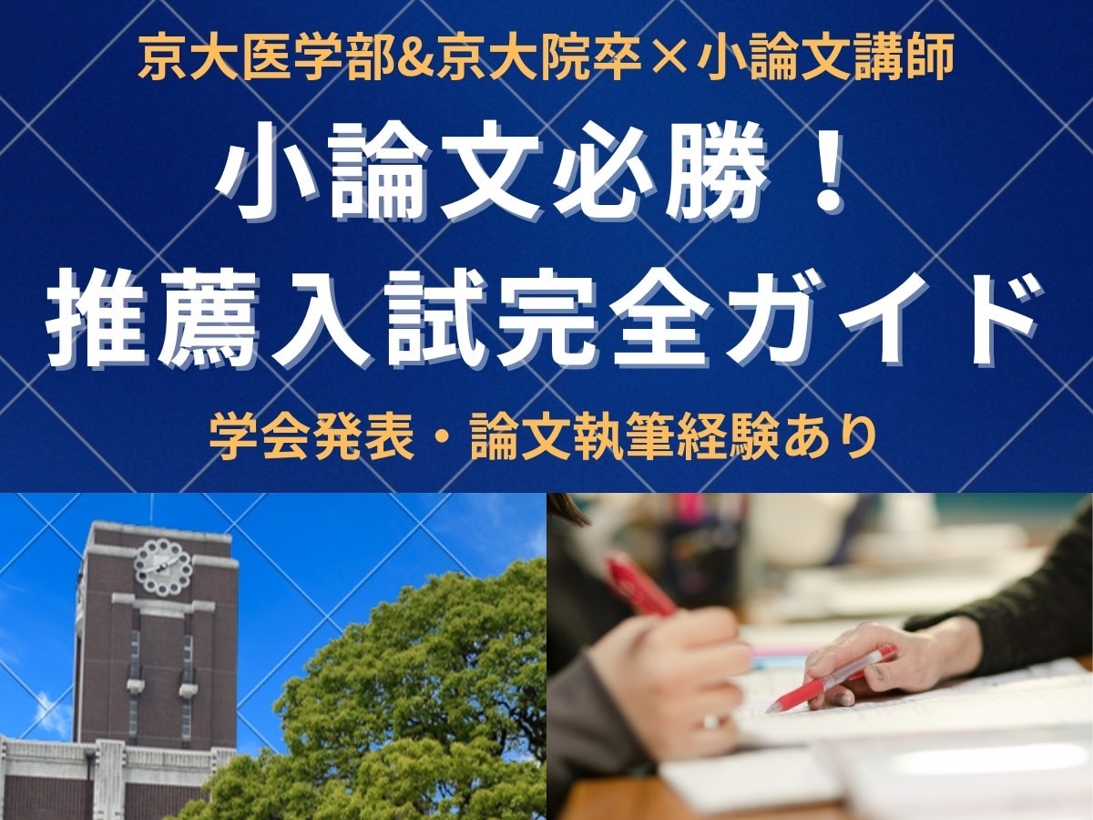 小論文の考え方・構成力をいちから個別指導します 小論文の土台となる力をビデオ通話で丁寧に指導します イメージ1