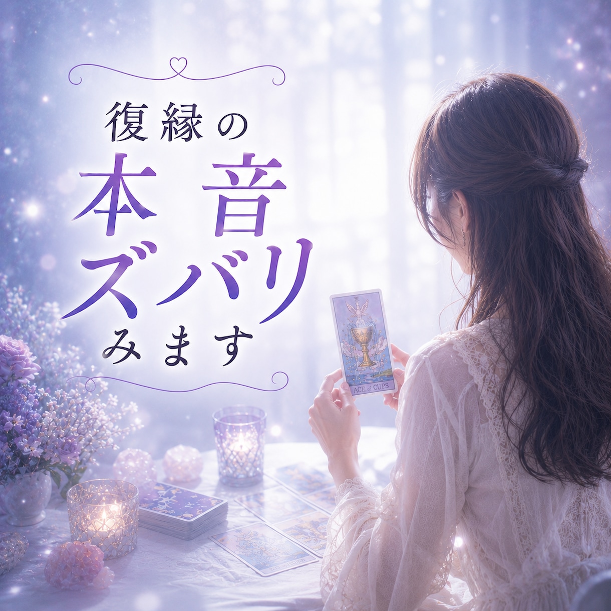 復縁占い♡2人の今後をアゲサゲなしで占います 鑑定人数2000人超え｜タロット×霊視鑑定 イメージ1