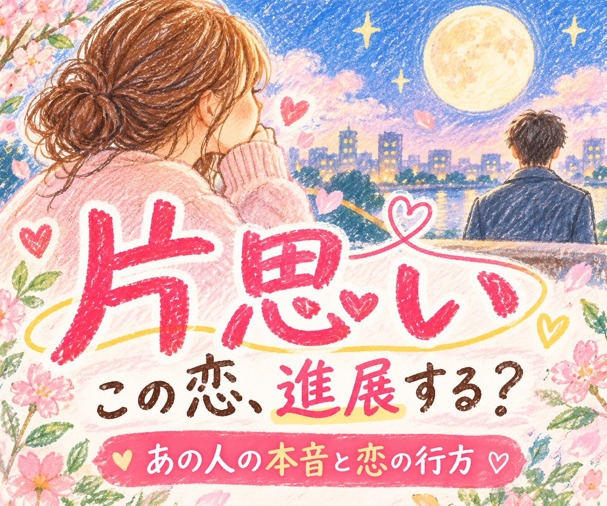片思いのあの人の本音と恋の行方を視ます 脈あり？進展する？二人の距離が縮まる未来まで鑑定 イメージ1