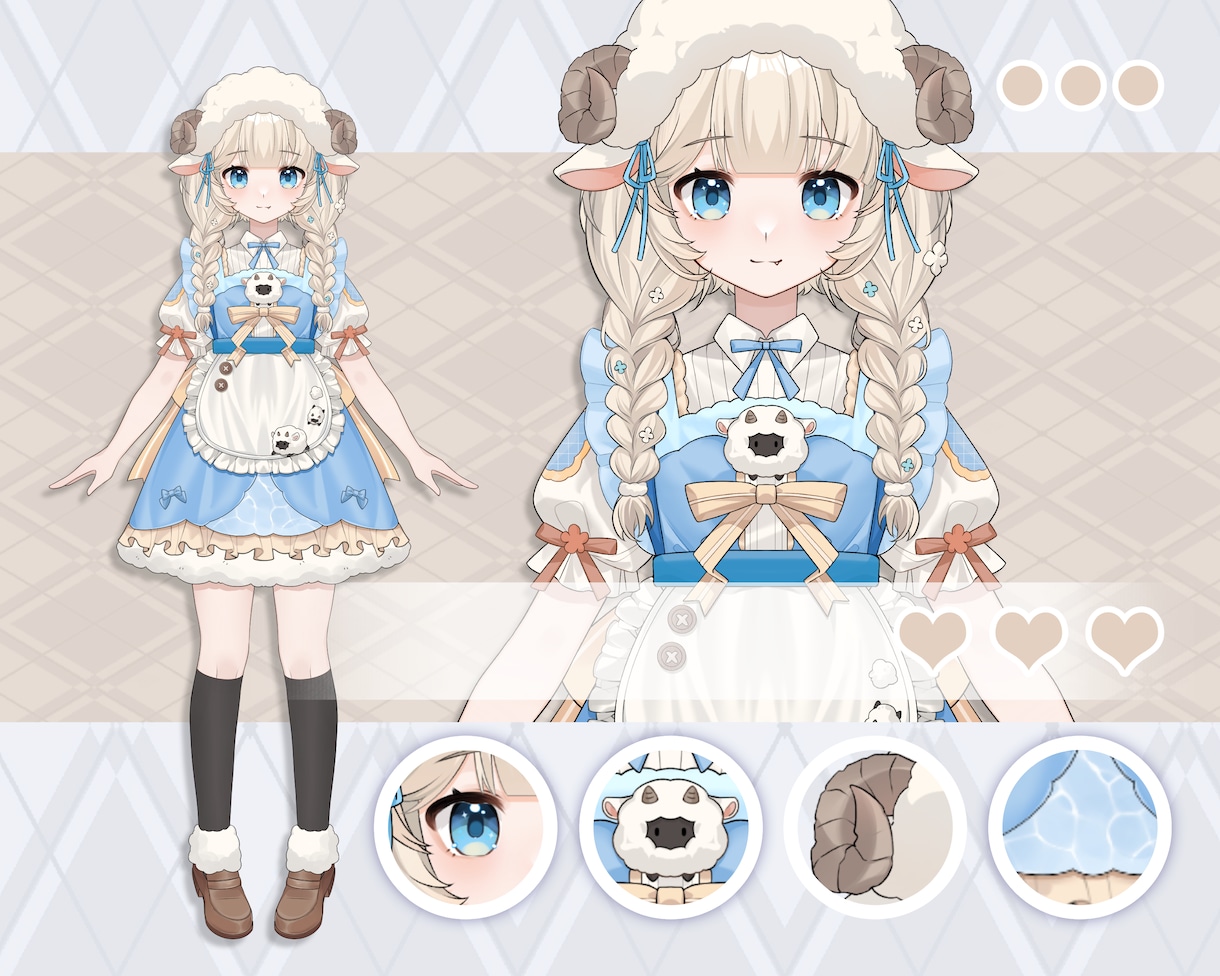 企業並み！女性·男性Vtuberモデル制作します 著作権譲渡！修正無制限！表情８つ！企業並カスタムlive2d イメージ5