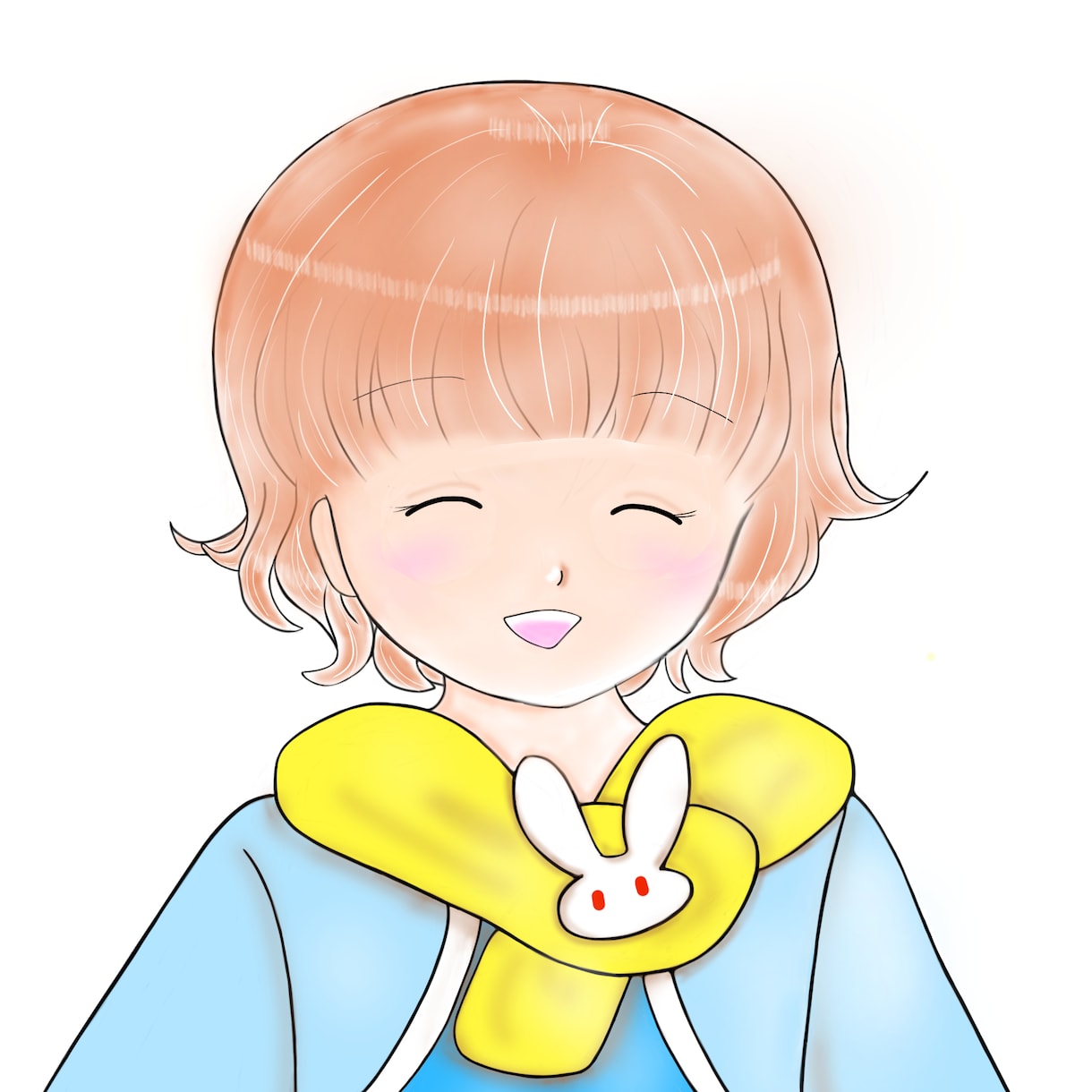 可愛い笑顔でハートが暖かくなります お菓子を食べると笑顔になっちゃう子 イメージ2