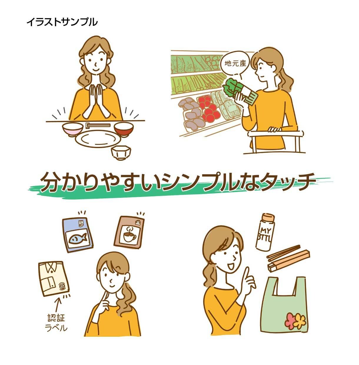 商用OK！チラシ・説明・SNS用のイラスト描きます 広告・商品説明・SNSなどに見て分かりやすいイラストを！ イメージ2