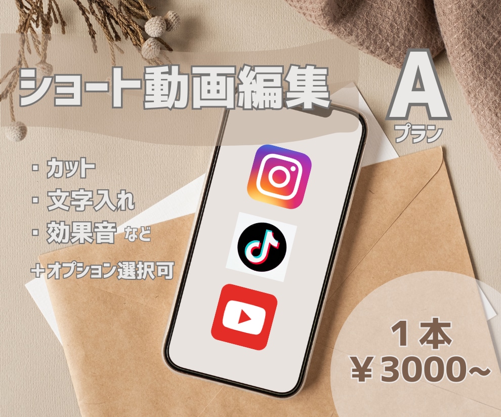 各種SNSで使えるショート動画編集を承ります SNSマーケターが各媒体で使えるショート動画を作成します。 イメージ1