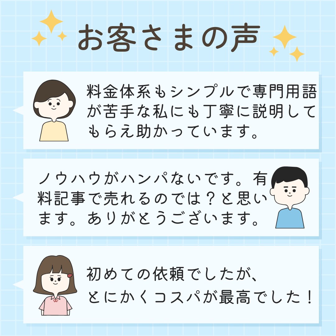 プロ仕様！実績多数！ワードプレスHP作成いたします スマホ対応・高品質・SEO対策・ノウハウ・サポート全部込み！ イメージ6