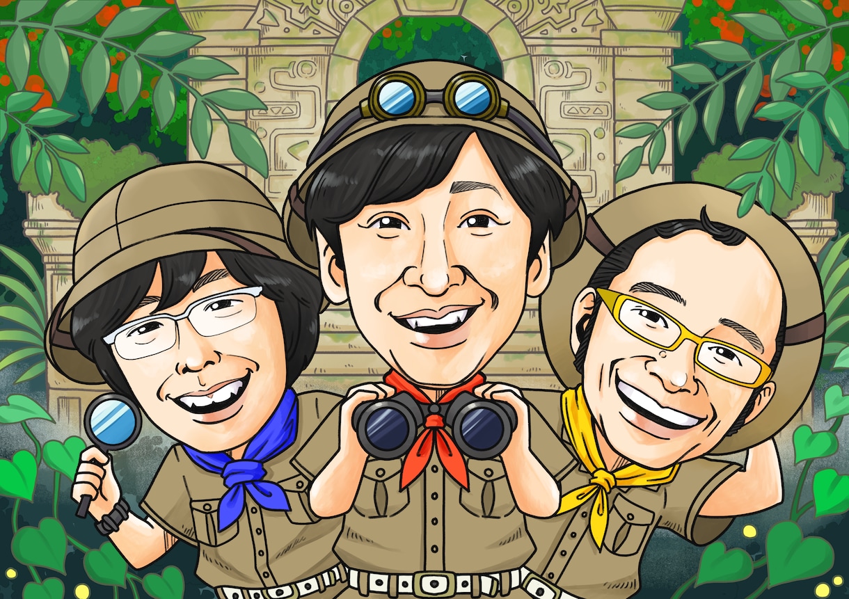 データだから色んな用途に使える！似顔絵描きます 似てるは当たり前！もらって嬉しい似顔絵をお描きいたします！ イメージ4