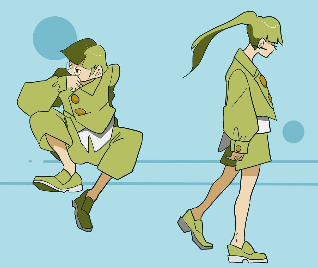 POPで可愛いイメージイラスト描きます シンプルな線でかっこ可愛い女の子や男の子描きます！ イメージ7
