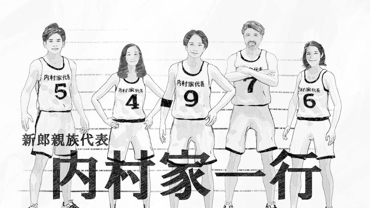 バスケアニメ風　OPムービーを作成します 顔写真や体型をご指定いただくだけで制作可能！ イメージ4