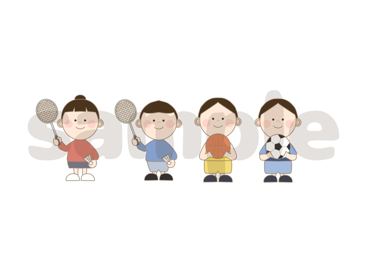 シンプルでかわいいイラスト作成します 服装、髪型、表情等の希望に応じます！3回まで修正無料です！ イメージ4