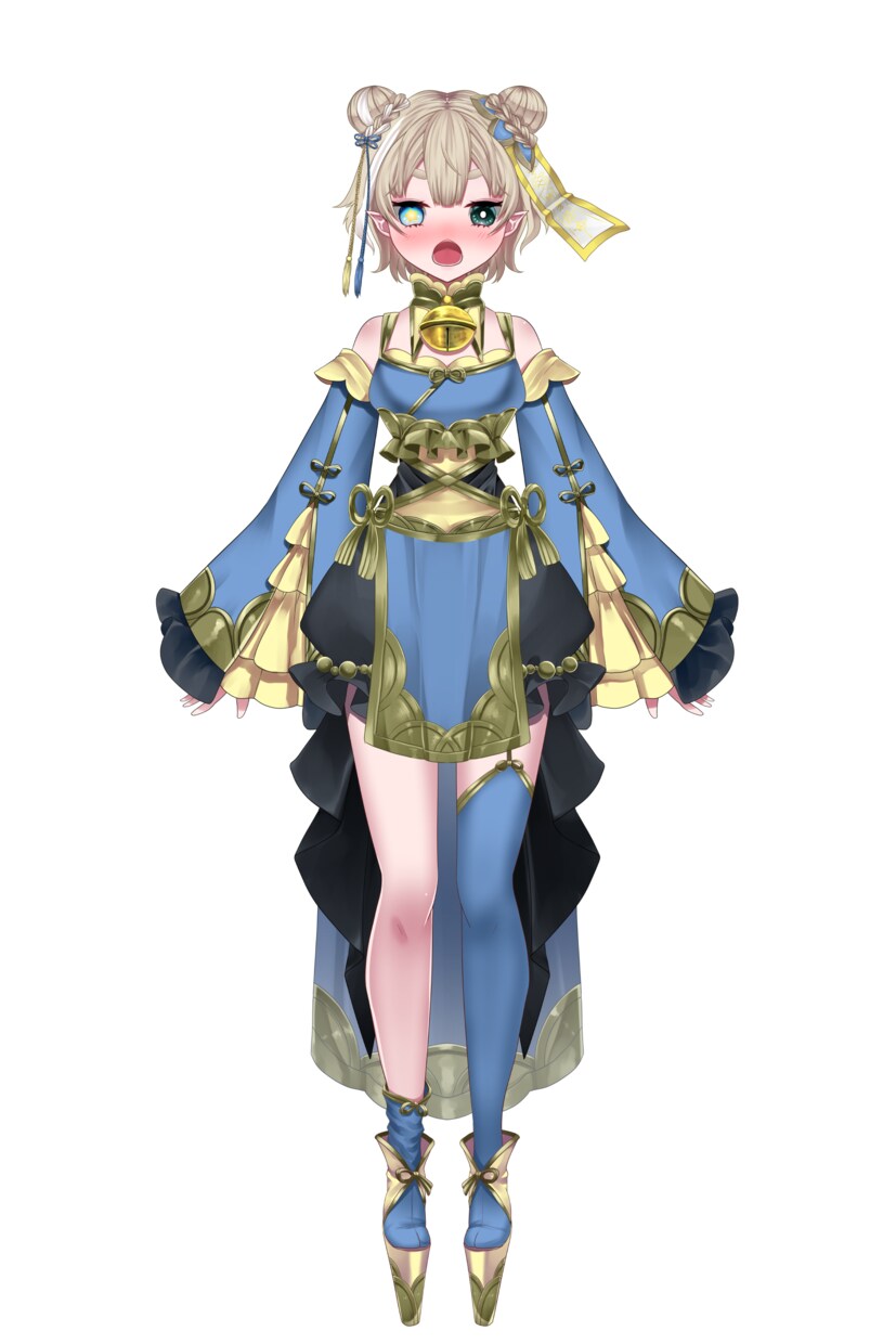 live2d用キャラデザ、立ち絵描きます キャラデザからレイヤー分け全身立ち絵＋表情差分 他オプション イメージ2