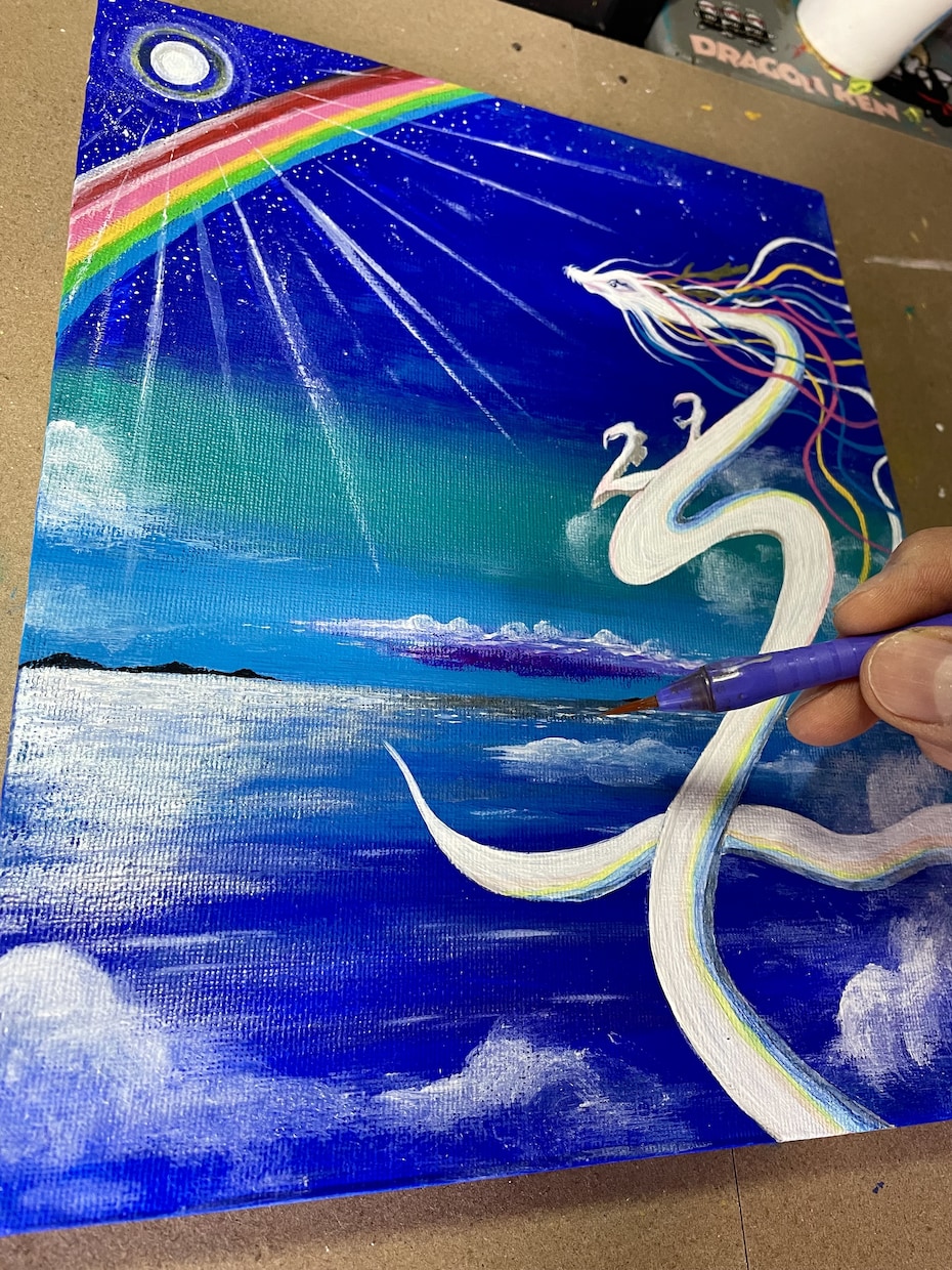 龍のデジタルイラストお描き致します ☆神秘的な龍神様の開運アート☆ イメージ3