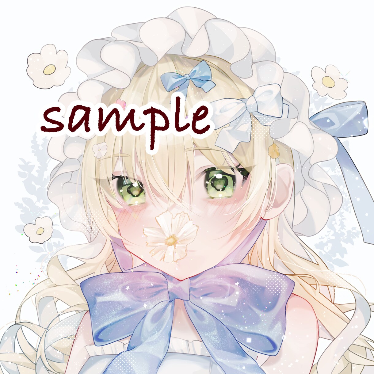 華やかで可愛いアイコンを描きます あなただけの特別なアイコンを制作します♪ イメージ1