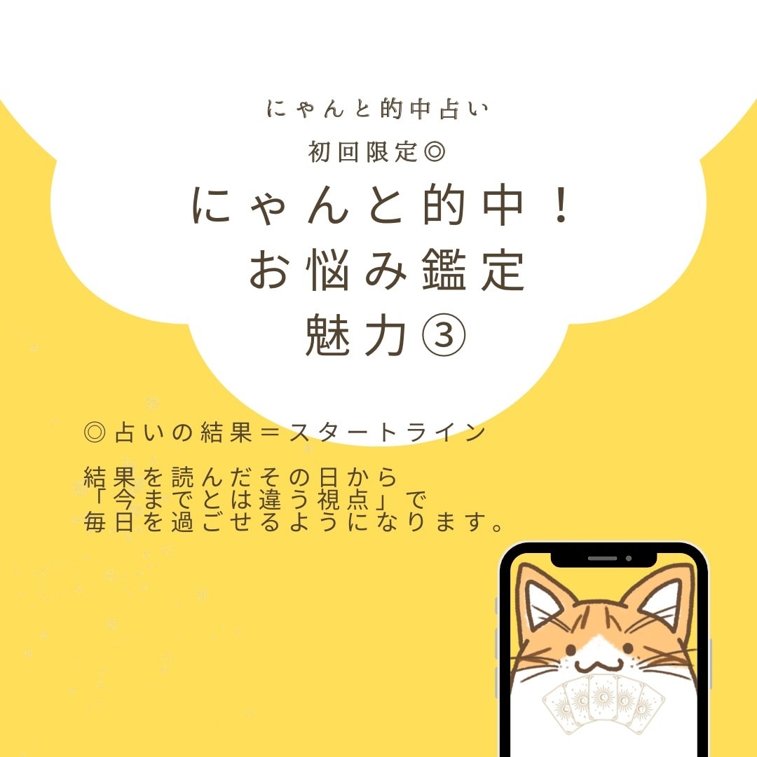 初回限定◎にゃんと的中！お悩み鑑定いたします 総実績100名さま限定！本音と現実を整え次の一歩を後押し⭐︎ イメージ8