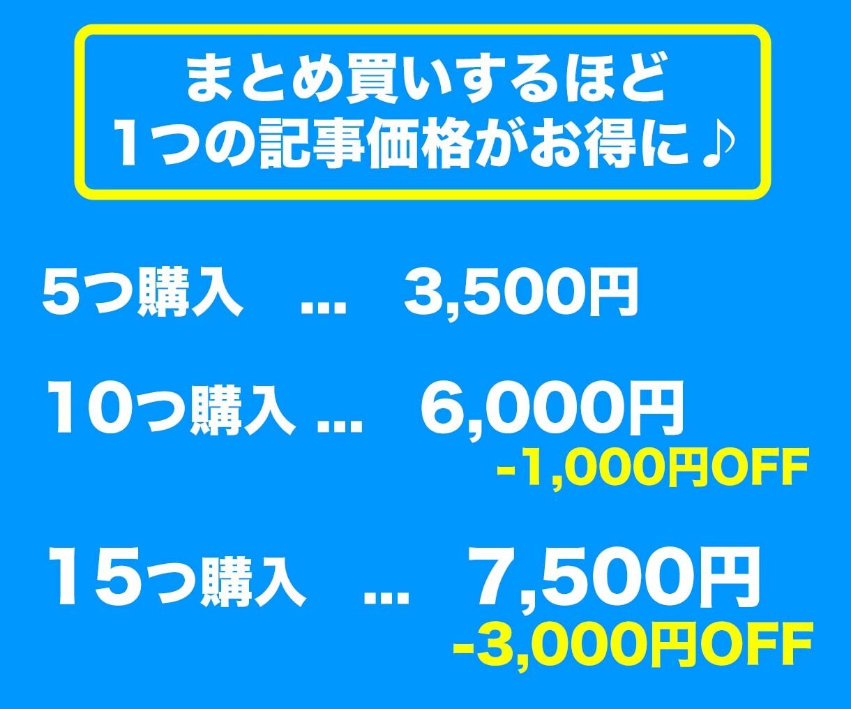 1原稿500円で販売！リライト記事激安で販売します ベストセラーも取れた8,000〜1.5万字の記事が40冊以上 イメージ2