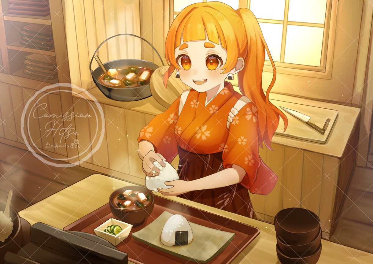 背景にもこだわった一枚絵を制作します 一枚絵・記念日・サムネ・グッズ幅広く対応しています！ イメージ2