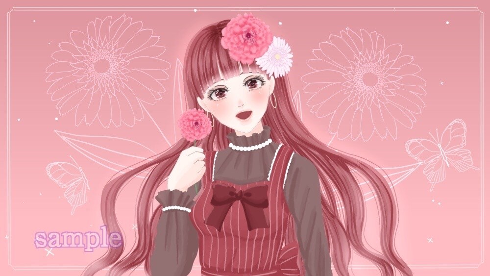 セミオーダー歌ってみたイラスト描きます 雰囲気で選べる3タイプ／配信用サムネ・MVにも対応 イメージ2