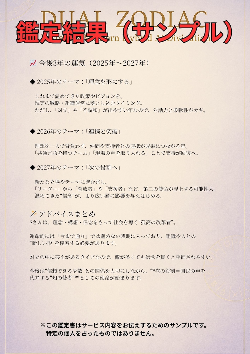 東洋×西洋ハイブリッドAI鑑定であなたを占います 選択に迷う時、運命がそっと背中を押す イメージ4