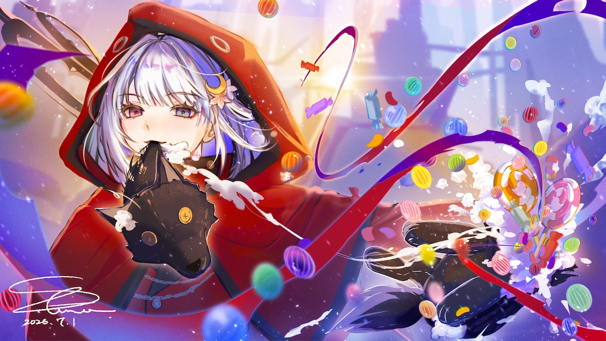 綺麗めな厚塗りイラストをお描きします エモさと綺麗めな雰囲気を出すのが得意です！ イメージ5