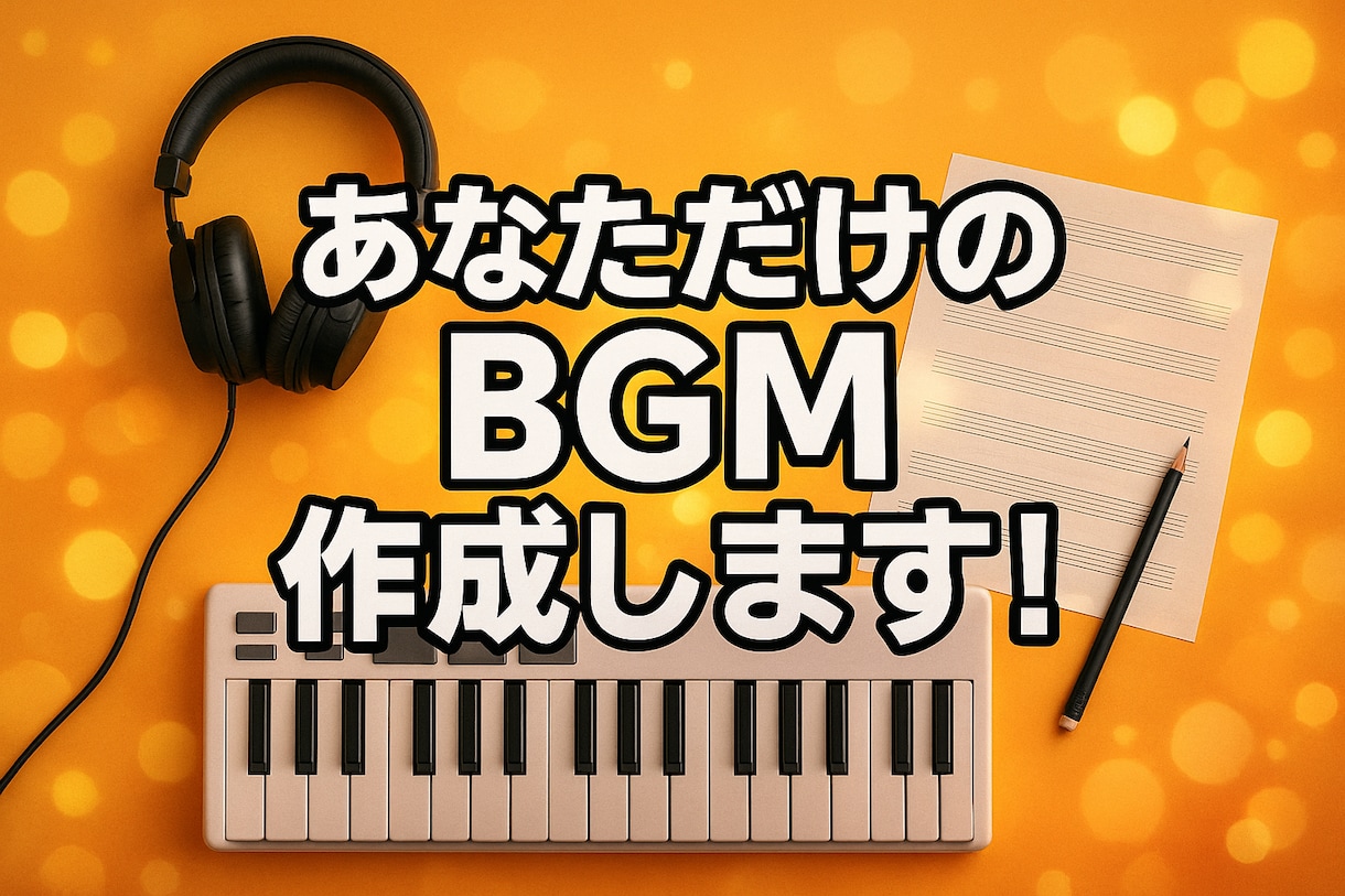 あなただけのBGM作成します ジャンル問わず、どんなBGMでも作ります！！！ イメージ1