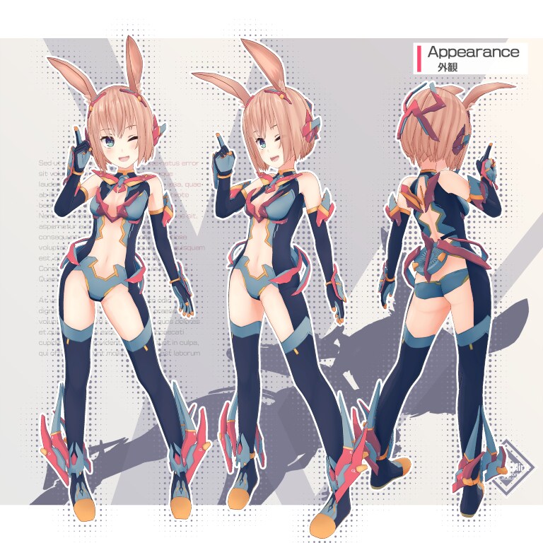 商用可、オリジナル３Dキャラクターを製作いたします VRC、VTuberなど、キャラデザインから一貫化サービス！ イメージ2