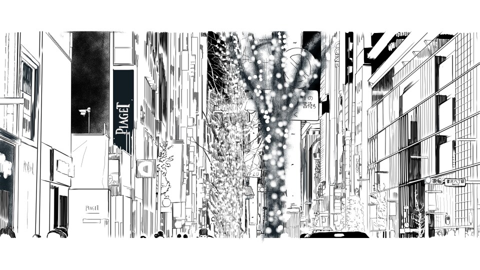 漫画家アシスタント（背景作画等）します 緻密な背景など、モノクロ背景が得意です。 イメージ9