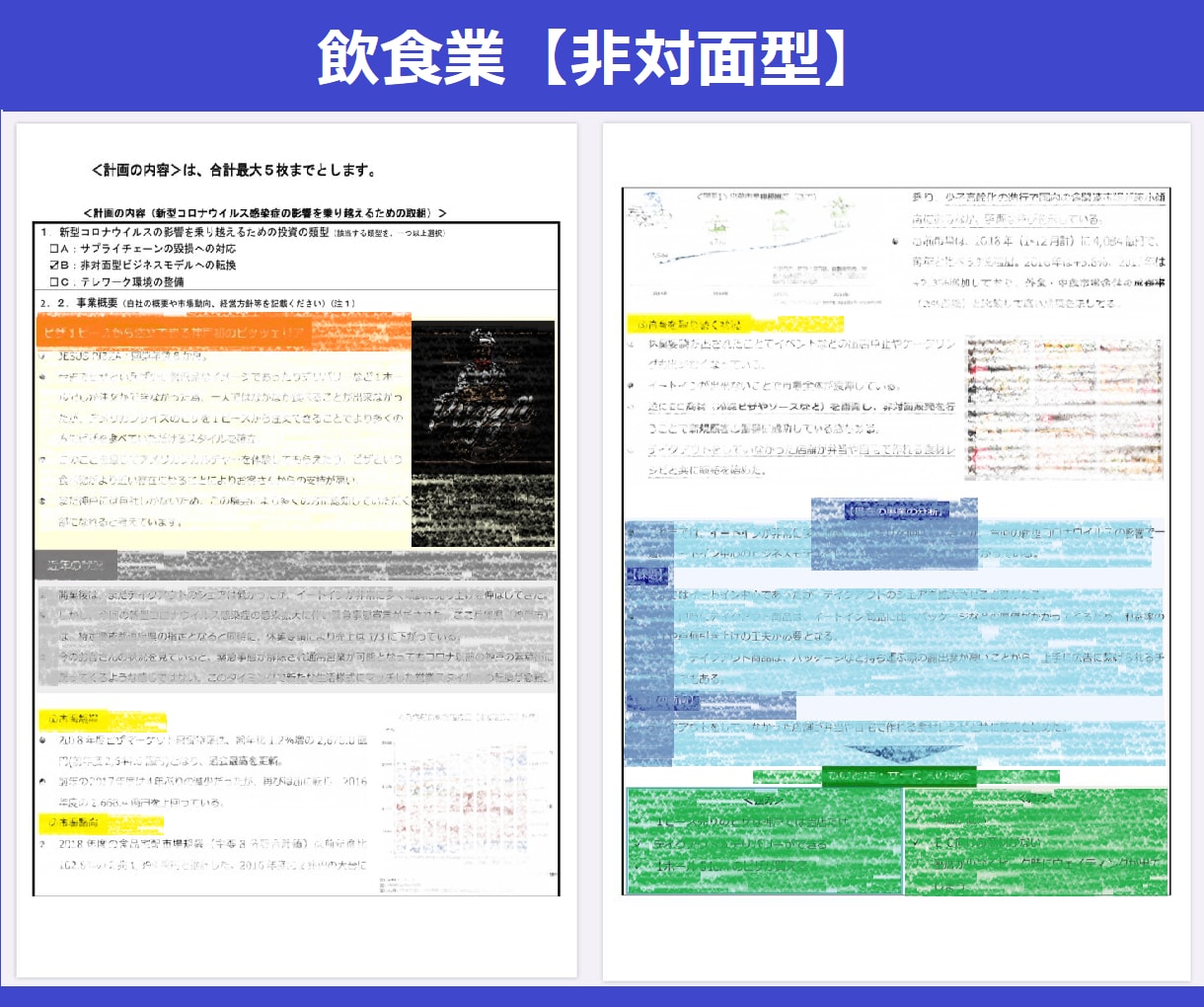 持続化補助金：低感染リスク型ビジネス枠が完成します 20人採択！小規模事業者持続化補助金の採択済みテンプレート！ イメージ2