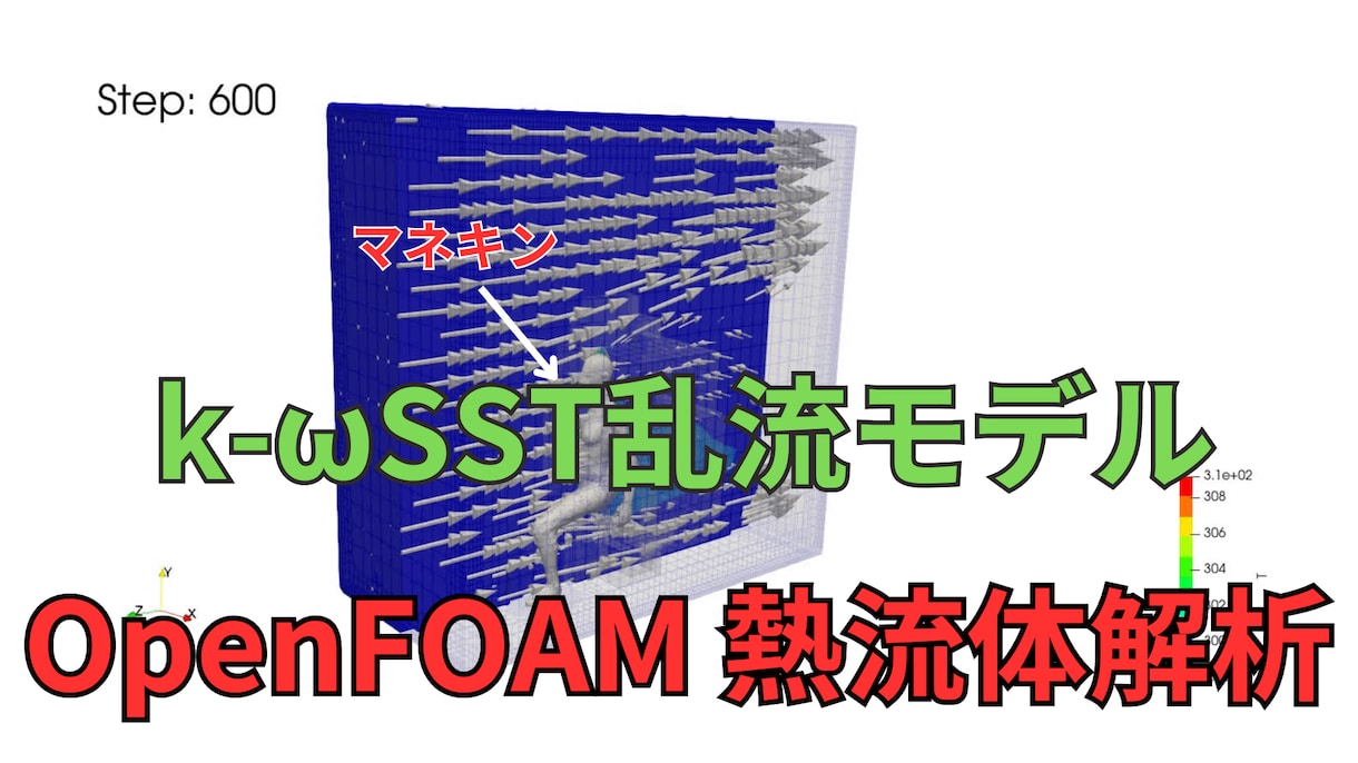 OpenFOAM流体シミュレーションを支援します 流体解析の計算実行、可視化、学習支援を解説（技術支援） イメージ4