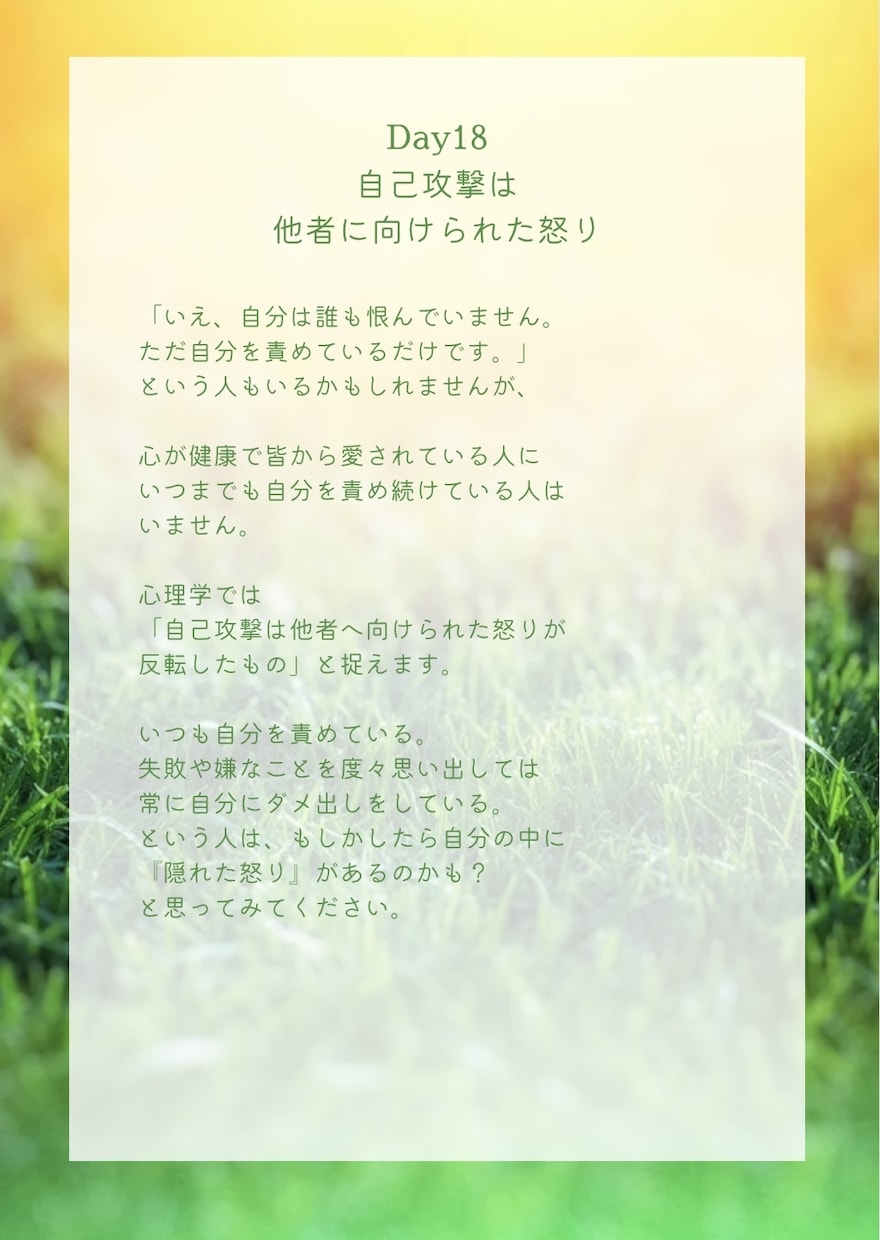 今だけ価格！罪悪感を解消するワークブックあげます 自己肯定感を高めたい、自分を好きになりたい人へ イメージ2