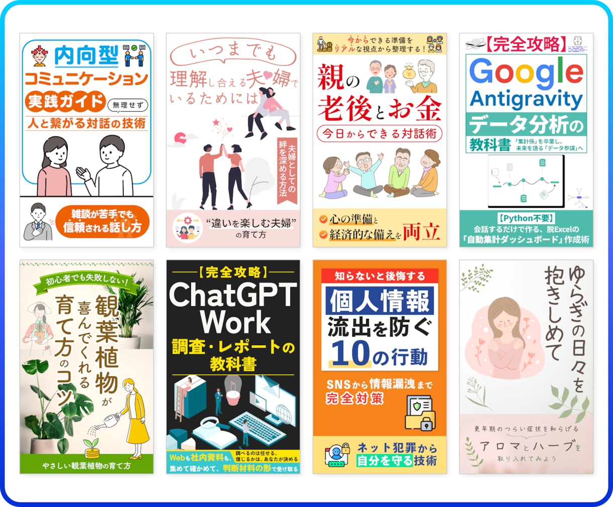 クリックされるKindle電子書籍の表紙制作します プロがデザイン｜クリック率売上向上｜本出版｜初めての方も安心 イメージ7