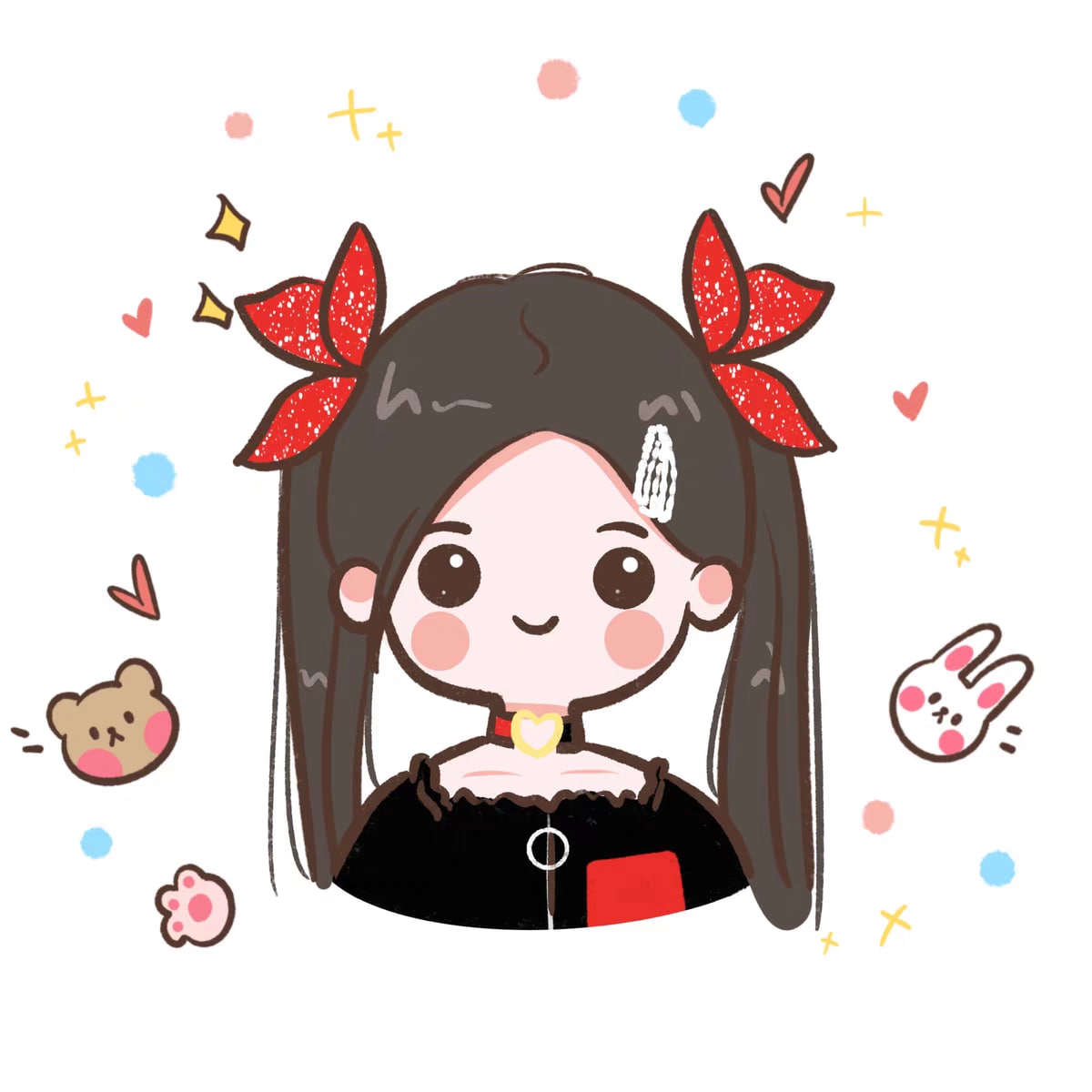 一人1,500円☆似顔絵お描きします ゆるかわ似顔絵！柔らかい雰囲気に◎アイコン、ブログに！ イメージ4