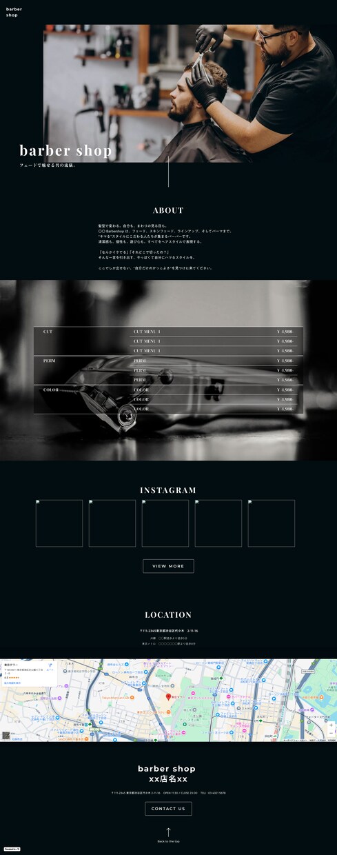 StudioでWebサイト作成します テンプレート使用でシンプルで洗練された高品質サイト制作します イメージ5