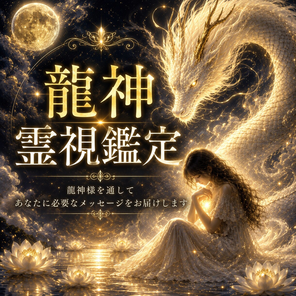 龍神霊視鑑定でお悩みを読み解きます 龍神様のご加護を受け、霊視とタロットで鑑定 イメージ1