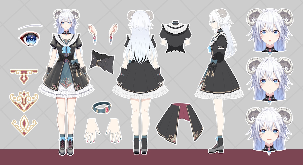 幼女から青年まで◆キャラクター制作します 商用OK◆パーツ分け、立ち絵や設定画、一枚絵など イメージ10