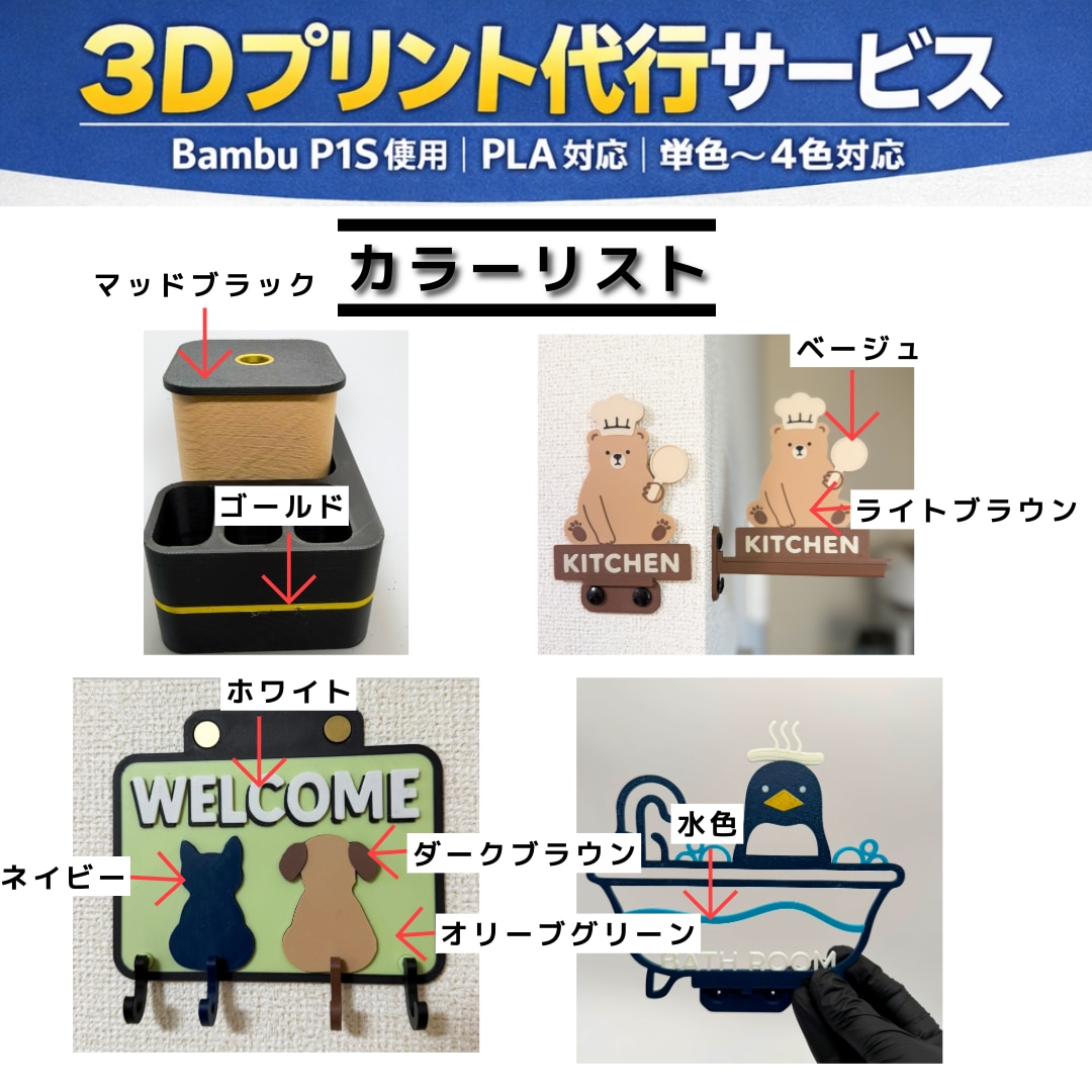 3Dプリント代行致します ご相談いただければ、丁寧に対応致します。 イメージ4