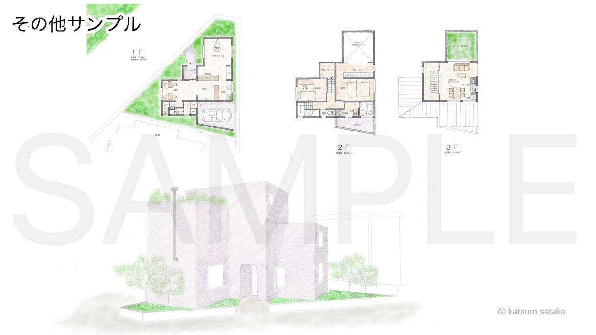 一級建築士です。ふんわりした手描き図面を描きます 間取りのことで迷走してしまった時、どうぞご利用くださいませ！ イメージ7