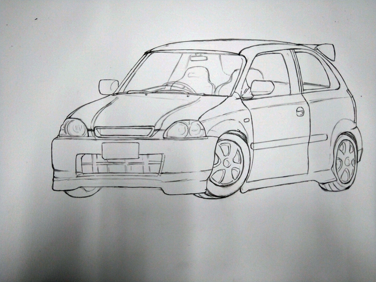 車などの依頼を受けます 愛車やリクエストの車を描きます イメージ1