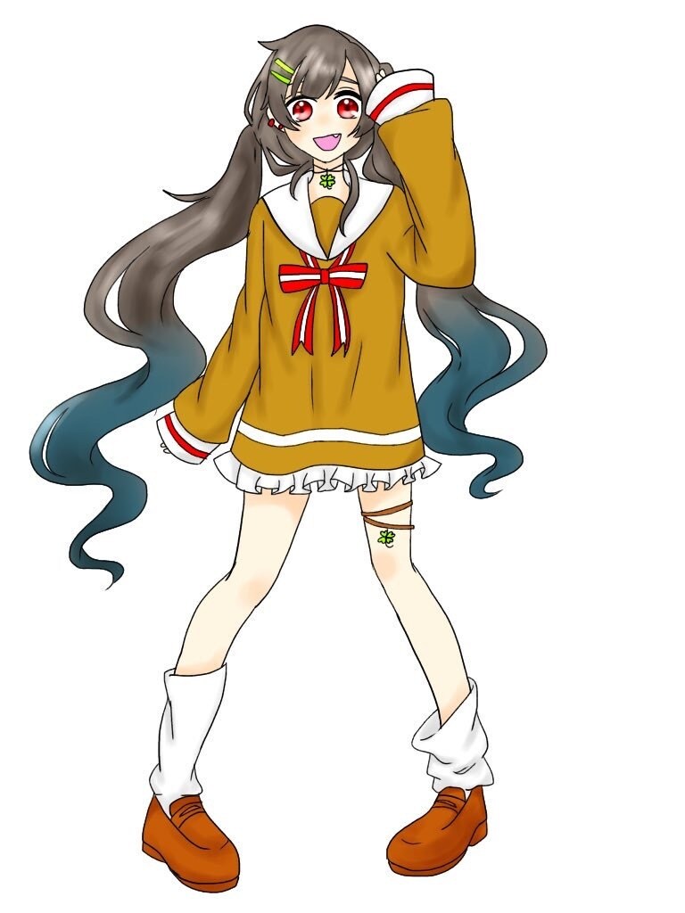 女の子キャラクターデザイン、立ち絵作成いたします VTuber、ゲーム、TRPG等のキャラデザします！ イメージ5