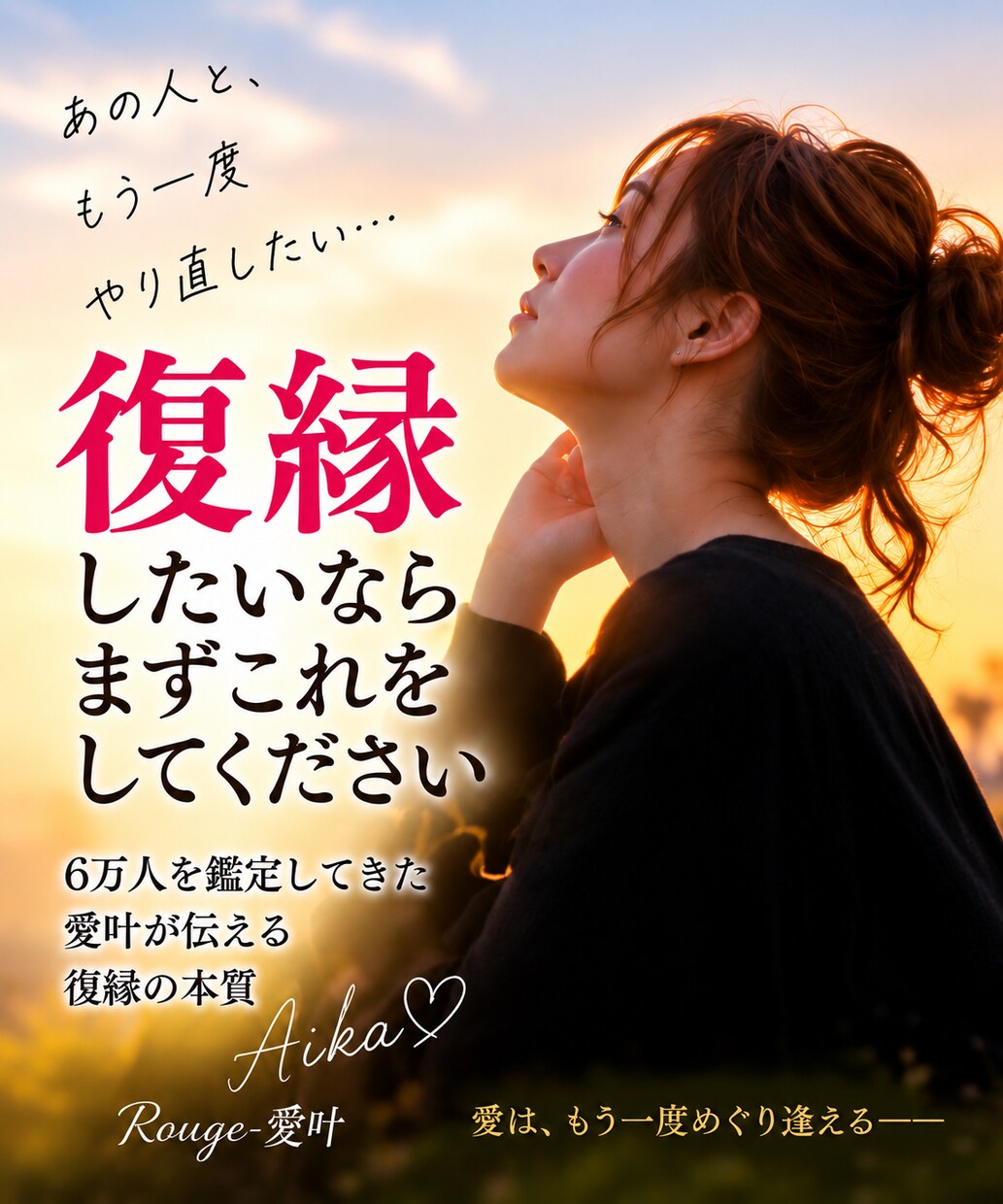 復縁するために今すべきことをお伝えします 鑑定実績6万人の愛叶が復縁の基本をまとめました イメージ1