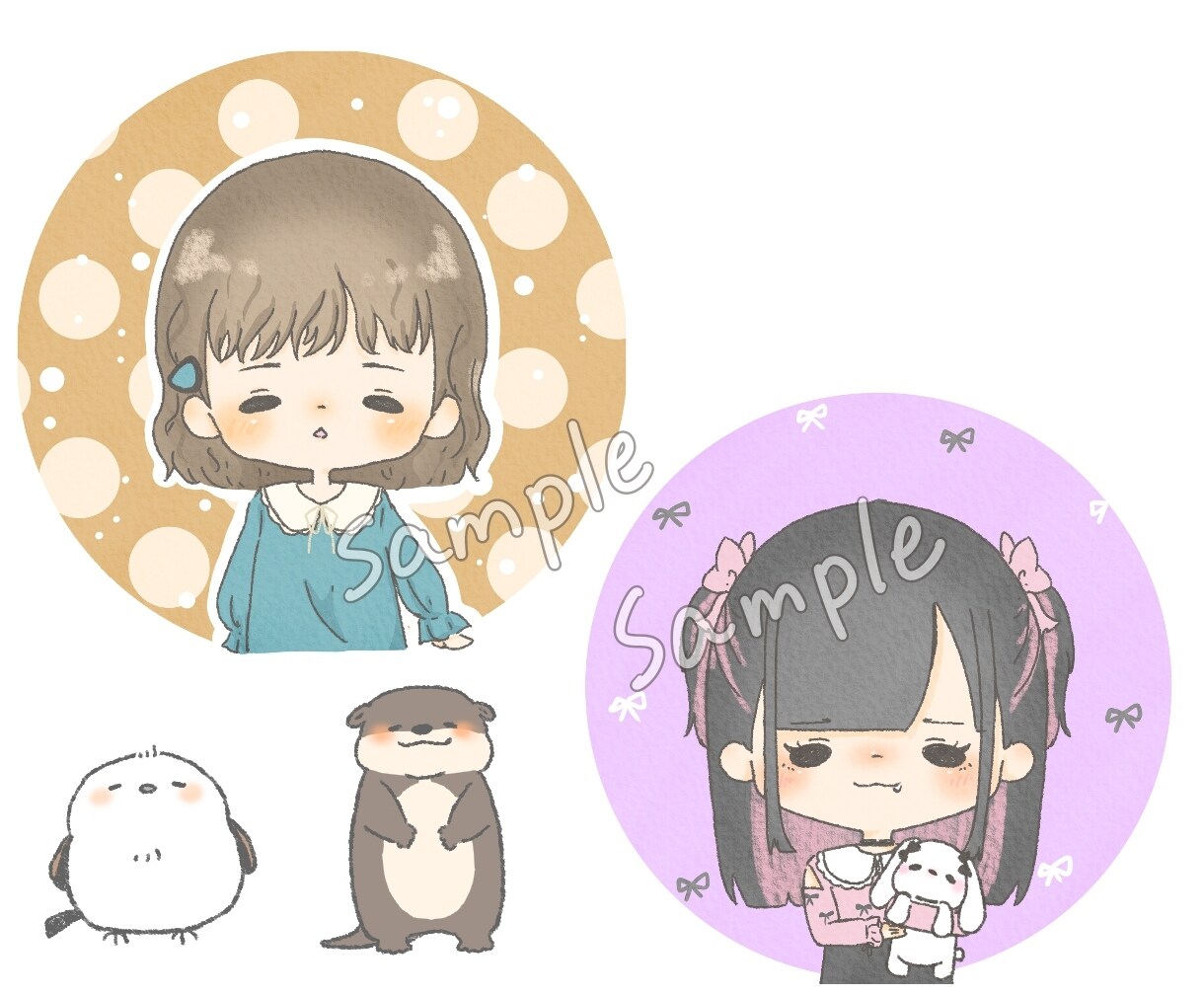 ファンが増える♡ゆるかわイラストお描きします 顔出しなしでもあなたらしさを表現*愛されるアカウントに♪ イメージ8