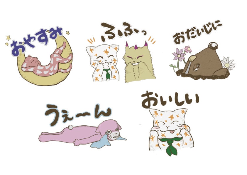 可愛いLINEスタンプ作成★します 初めての方も歓迎★ 手書きラインスタンプ作成 イメージ1