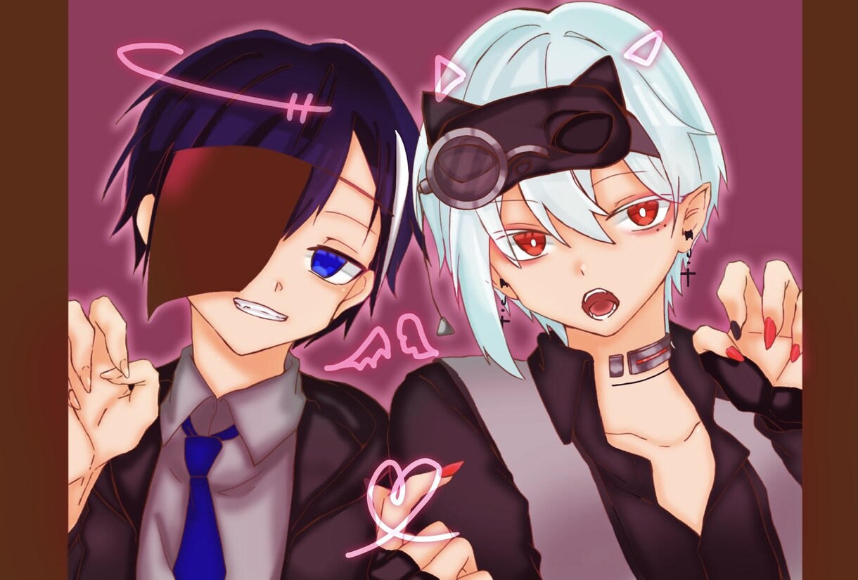用途に合わせたイラストを作成します 歌ってみた・ツイート・サムネイル・表紙イラストなど イメージ3
