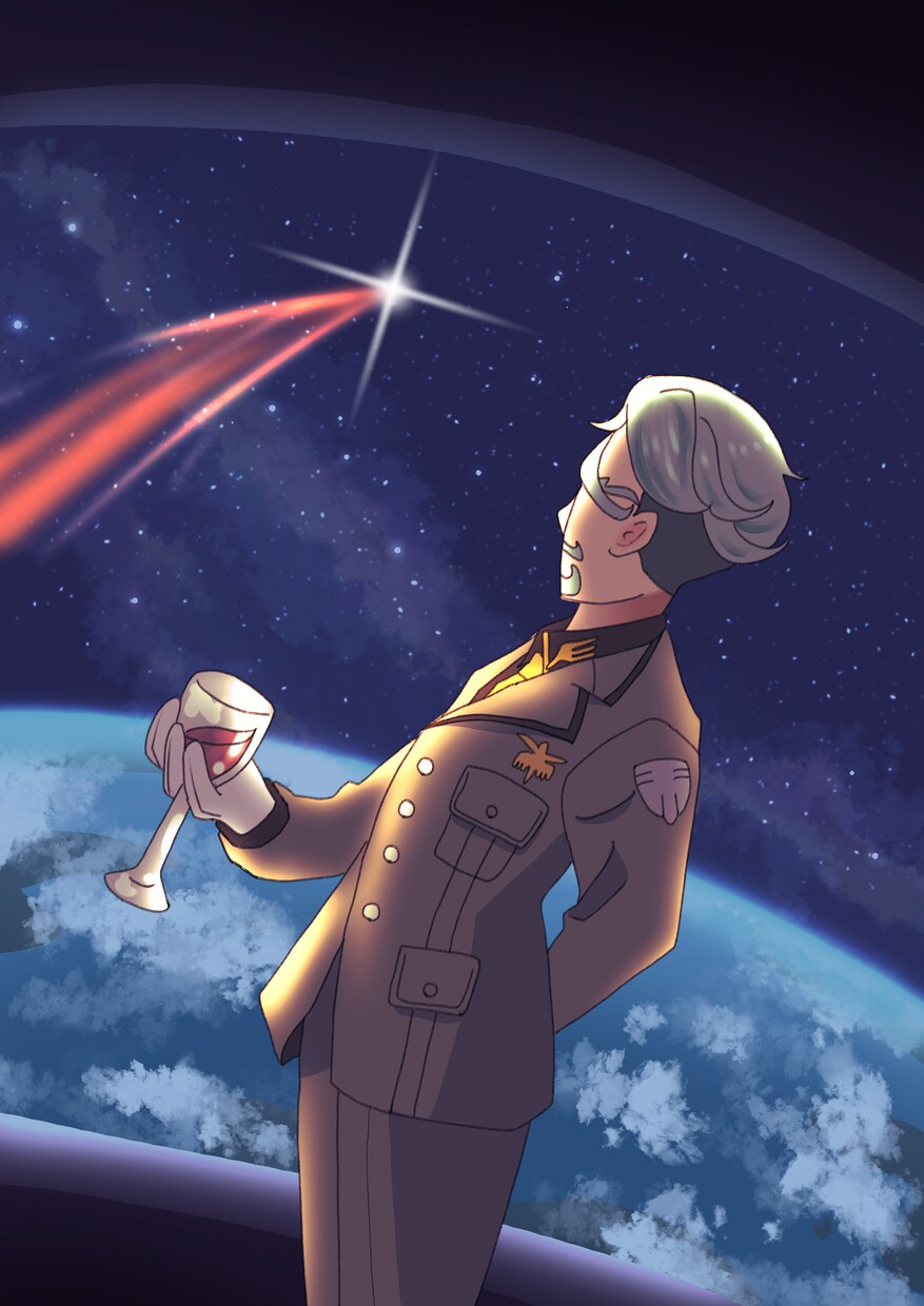 キャラクターの一枚絵を描きます 美しい光に包まれたキャラクターを、あなた好みの絵柄で。 イメージ6