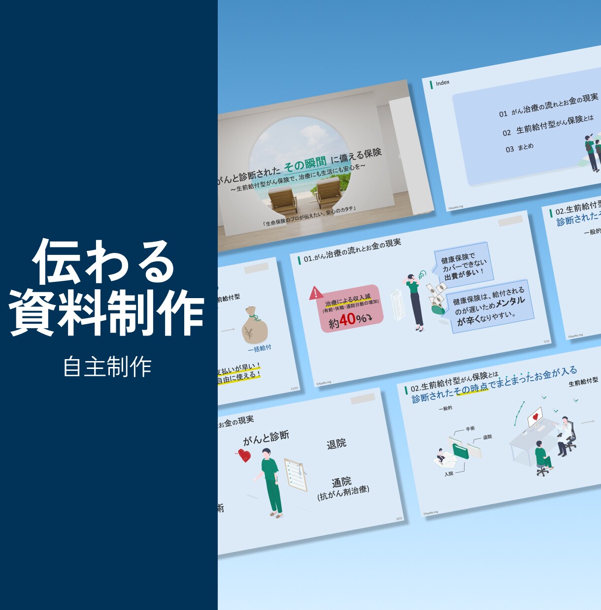 伝わる資料をプロ目線で制作いたします プレゼン資料・営業資料・企画書・セミナー資料のパワポ作成 イメージ2